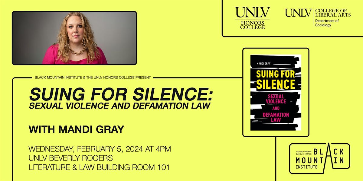 Suing for Silence: Sexual Violence and Defamation Law with Mandi Gray