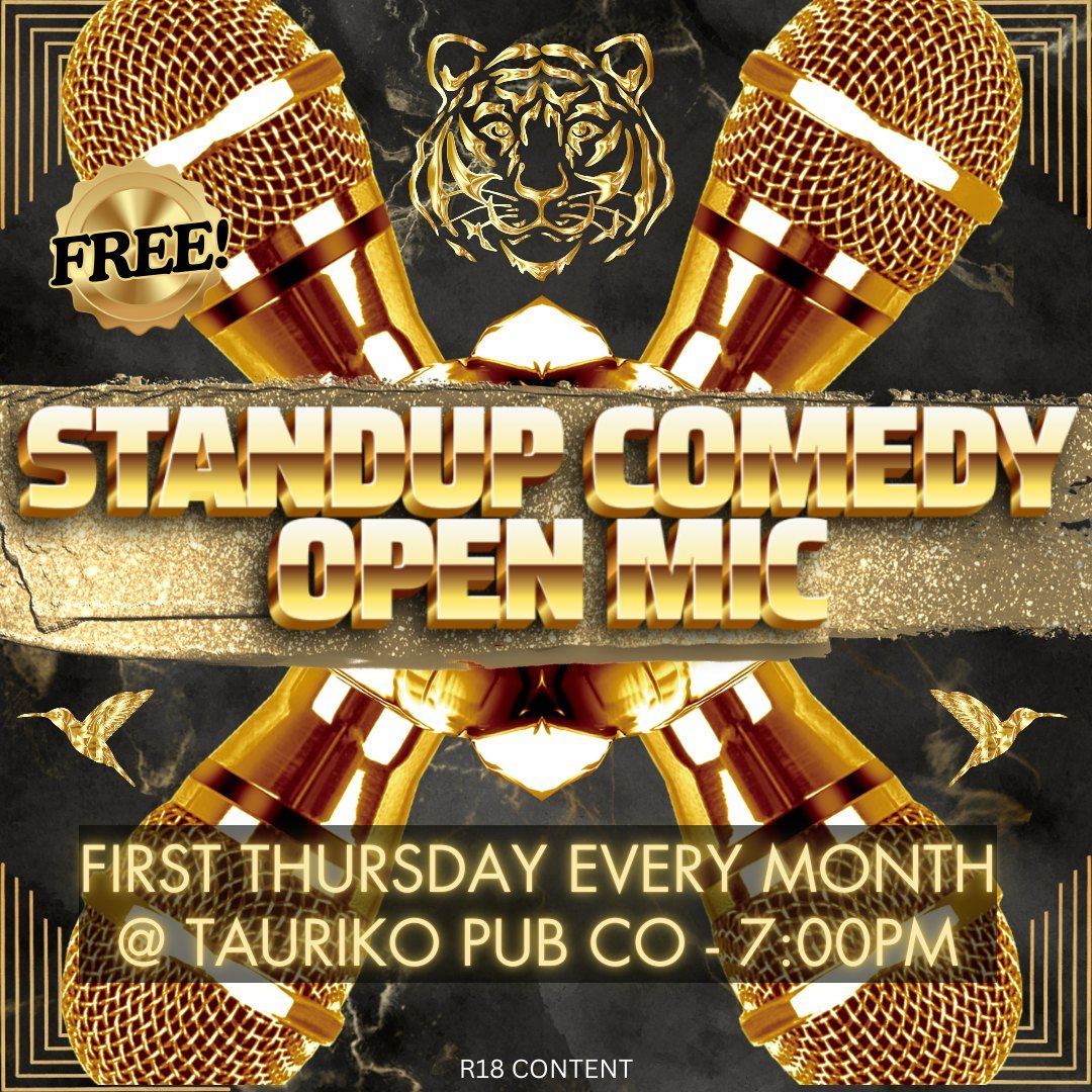 STANDUP COMEDY OPEN MIC @ Tauriko Pub Co