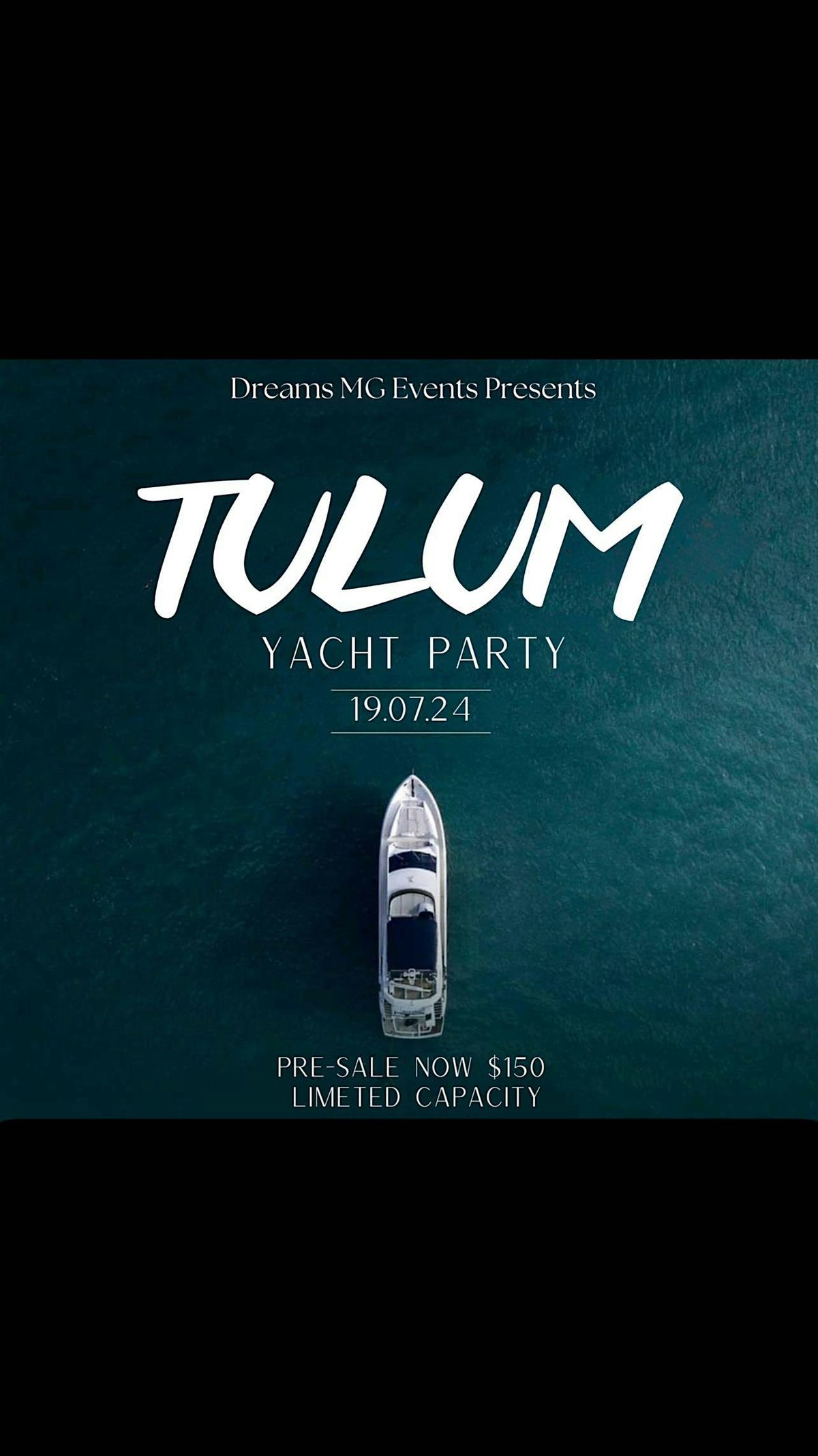 Tulum VIP Yacht Party.