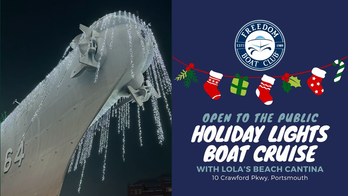 Holiday Lights Boat Cruise - December 10th