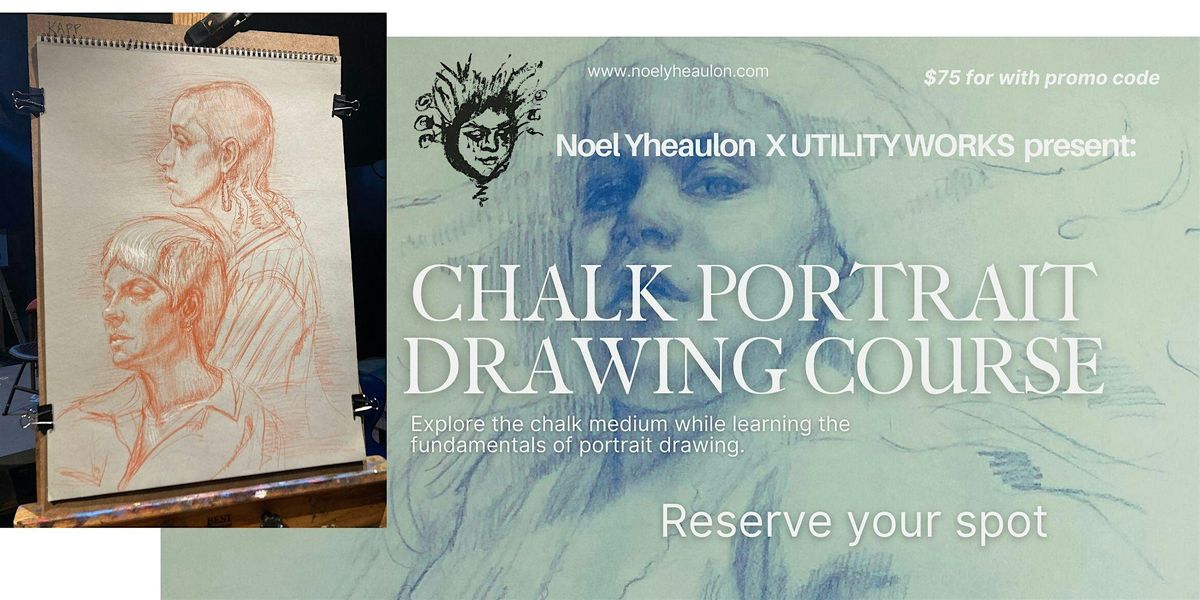 Chalk Portrait Drawing Class