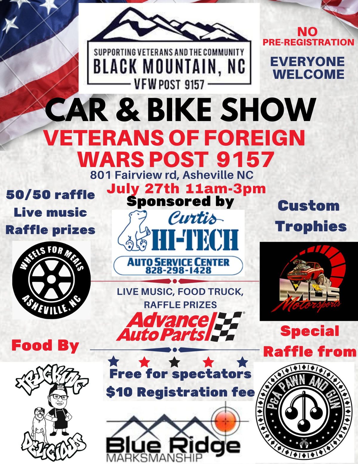 Car & Bike Show to support Local Combat Veterans