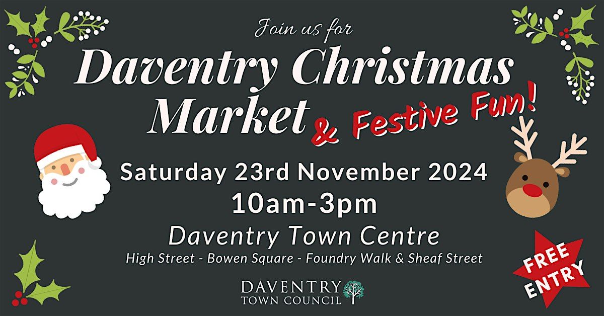 Daventry Christmas Market & Festive Fun 2024