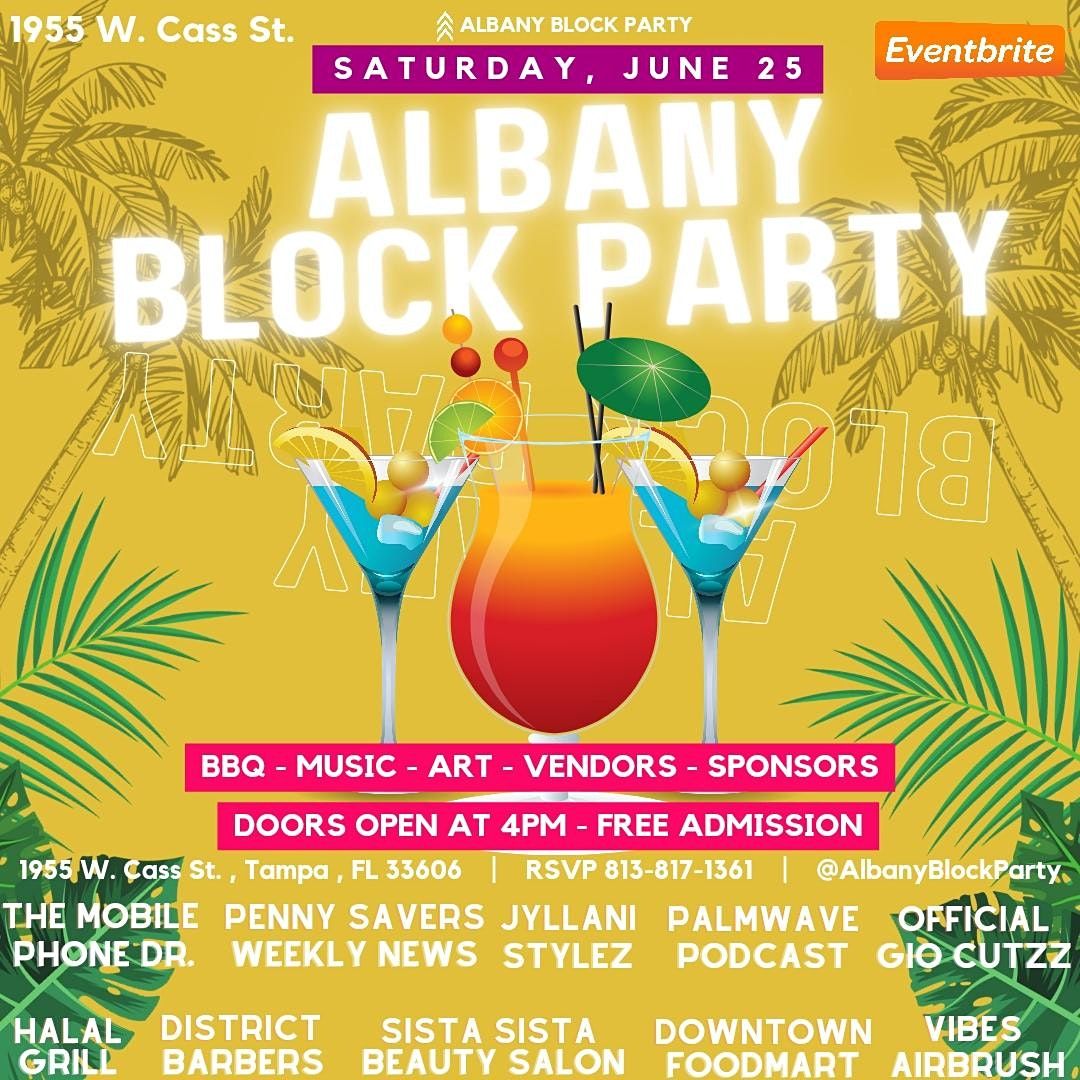 Albany Block Party 2022, 1955 W Cass St, Tampa, 25 June to 26 June