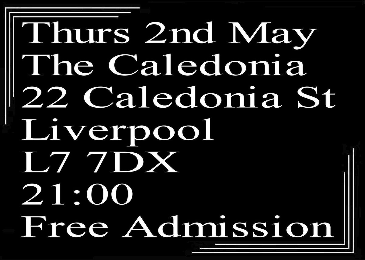 Speakeasy Bootleg Band @ The Caledonia Thurs 2nd May & First Thursday Every Month - Fill Yer Boots!