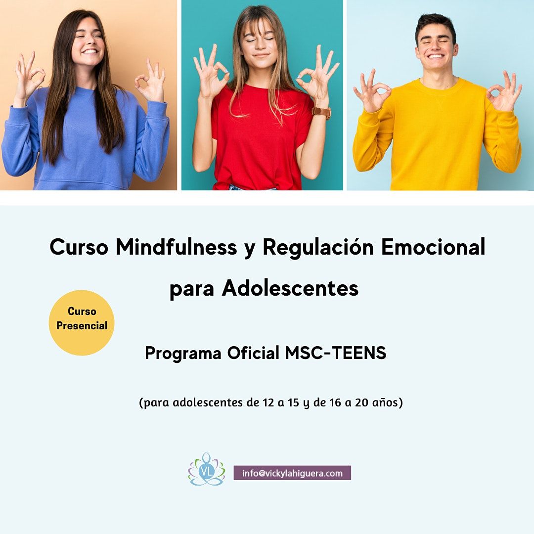 Curso Mindfulness y Regulaci\u00f3n Emocional para Adolescentes y J\u00f3venes