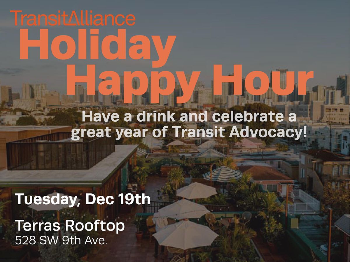 Transit Allies' Holiday Happy Hour