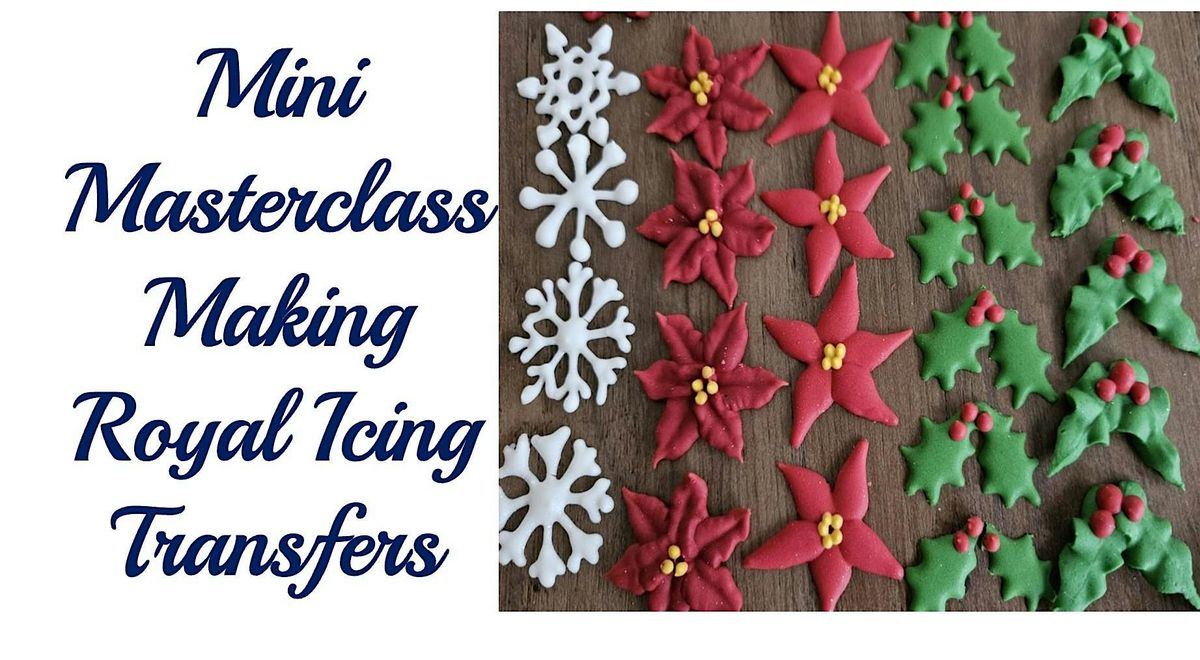 Mini Masterclass - Making Royal Icing Transfer Decorations