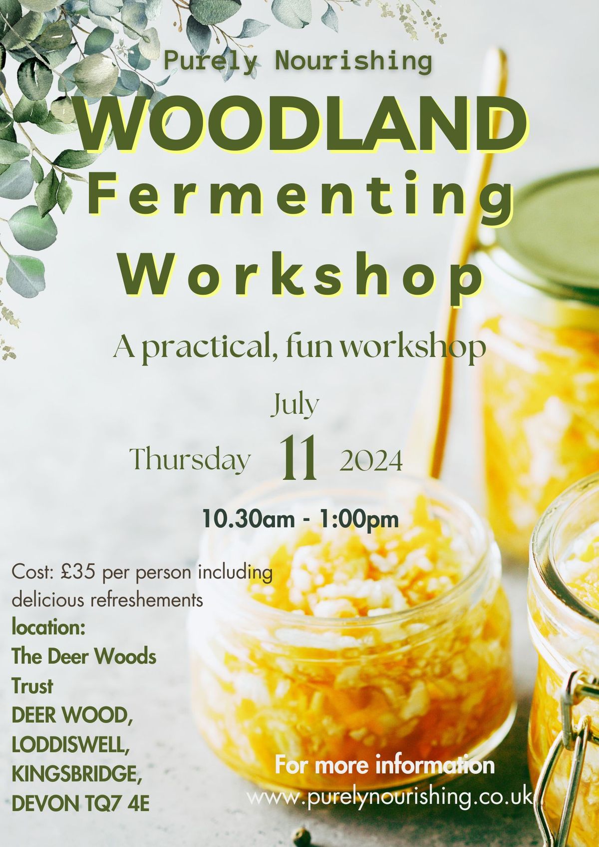 Woodland Fermenting workshop