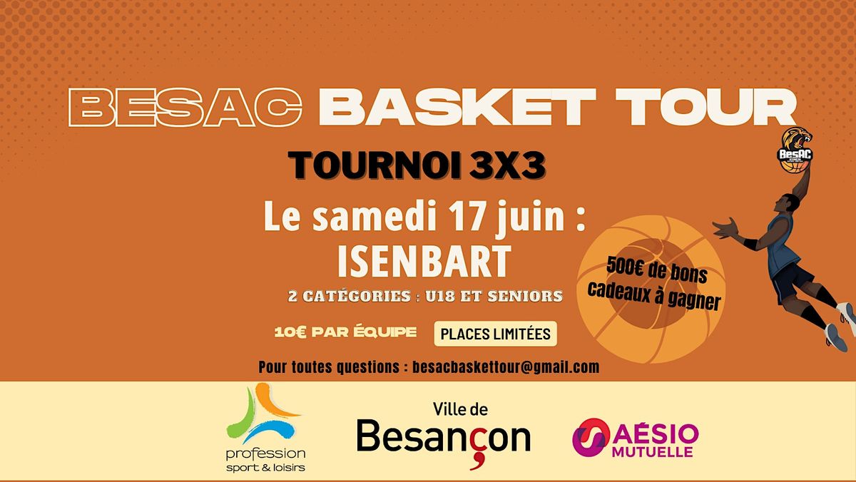 BesAC Basket Tour, Rue Isenbart, Besançon, 17 June 2023