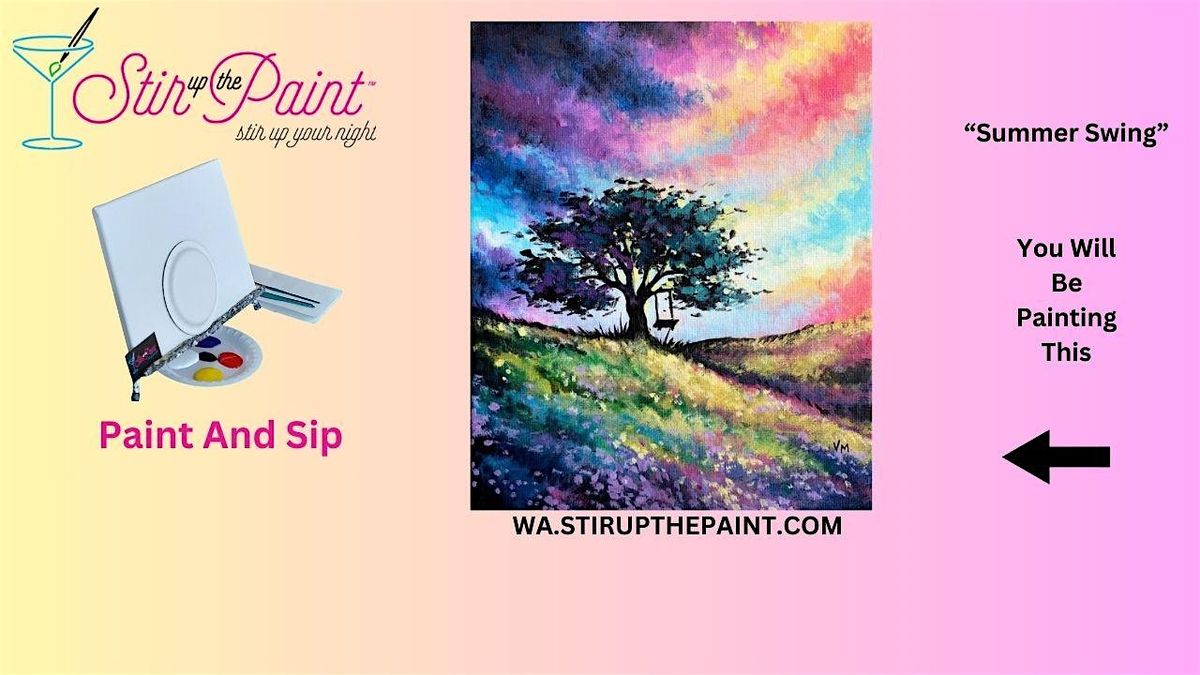 West Seattle Paint and Sip, Paint Party, Paint Night  (Wine Included)