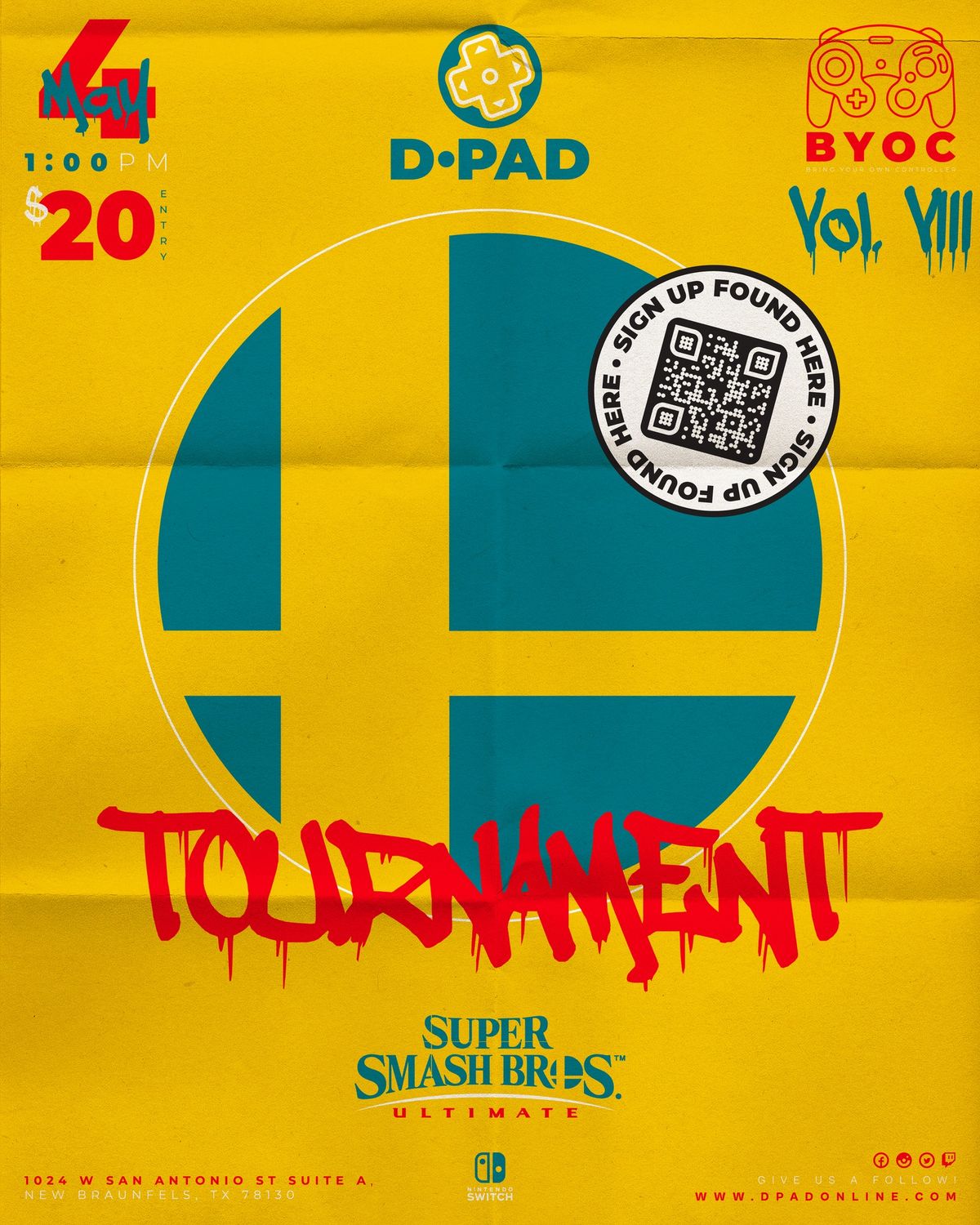 Smash Ultimate Tournament @ D Pad