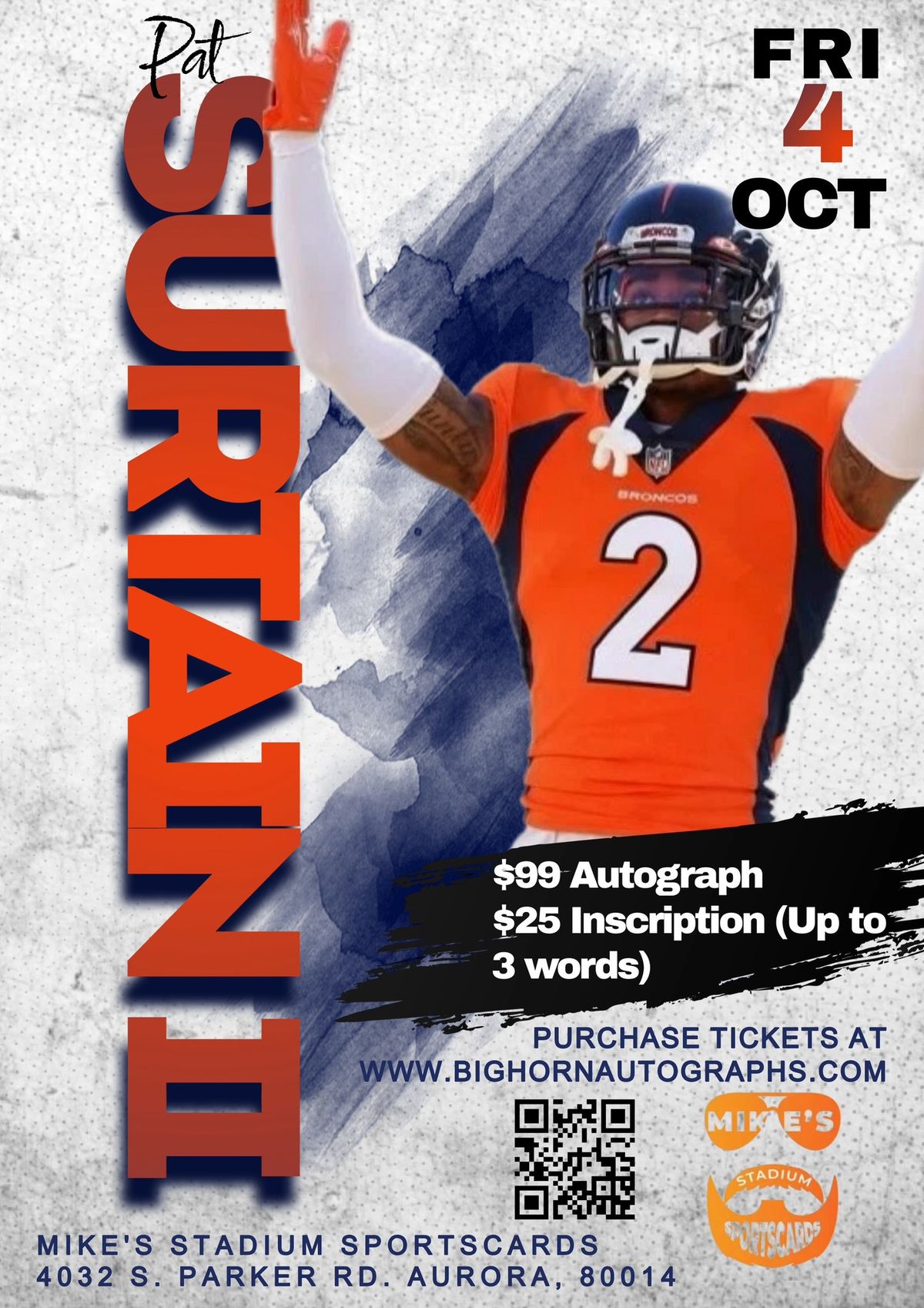 All-Pro Corner Pat Surtain II Autograph Signing