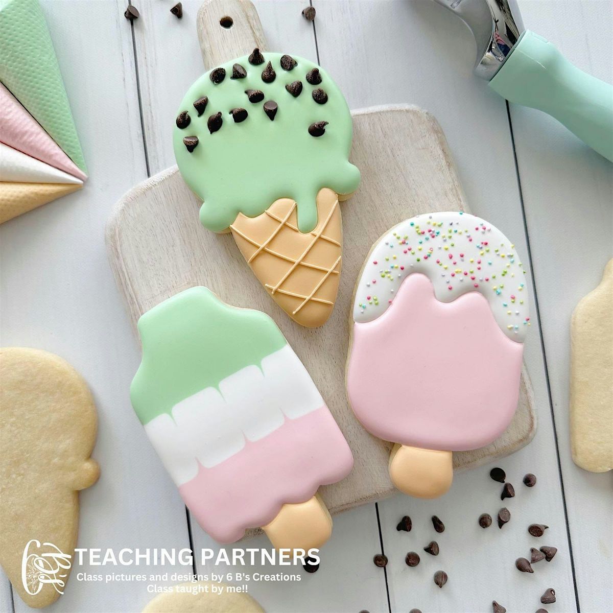 Sprinkles & Scoops Session Two: Kids Cookie Decorating Class