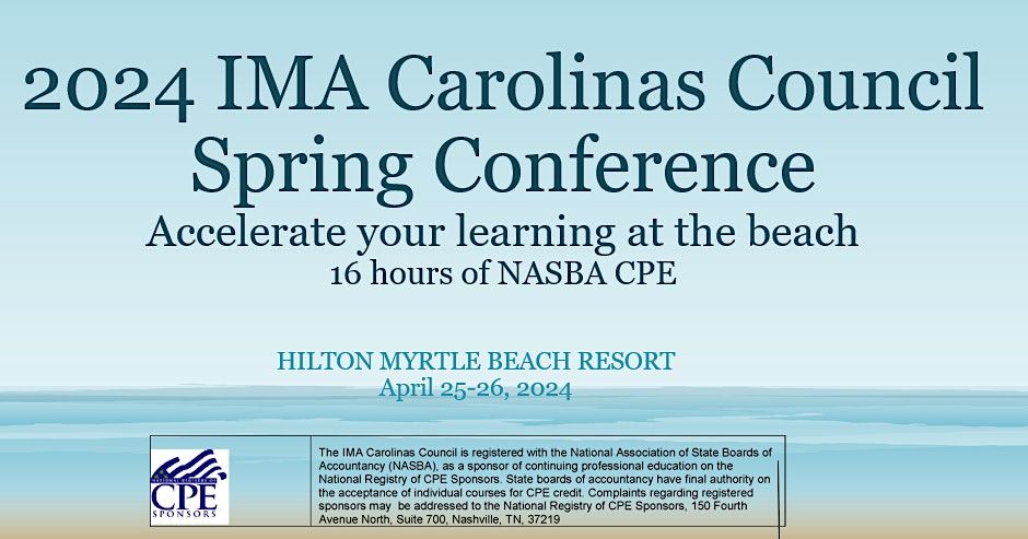 2024 IMA Carolinas Council Spring Conference