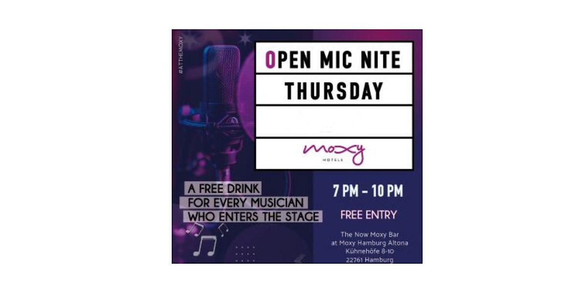 Open Mic Band Night f\u00fcr alle Musiker to jump on stage- Instrumente vor Ort