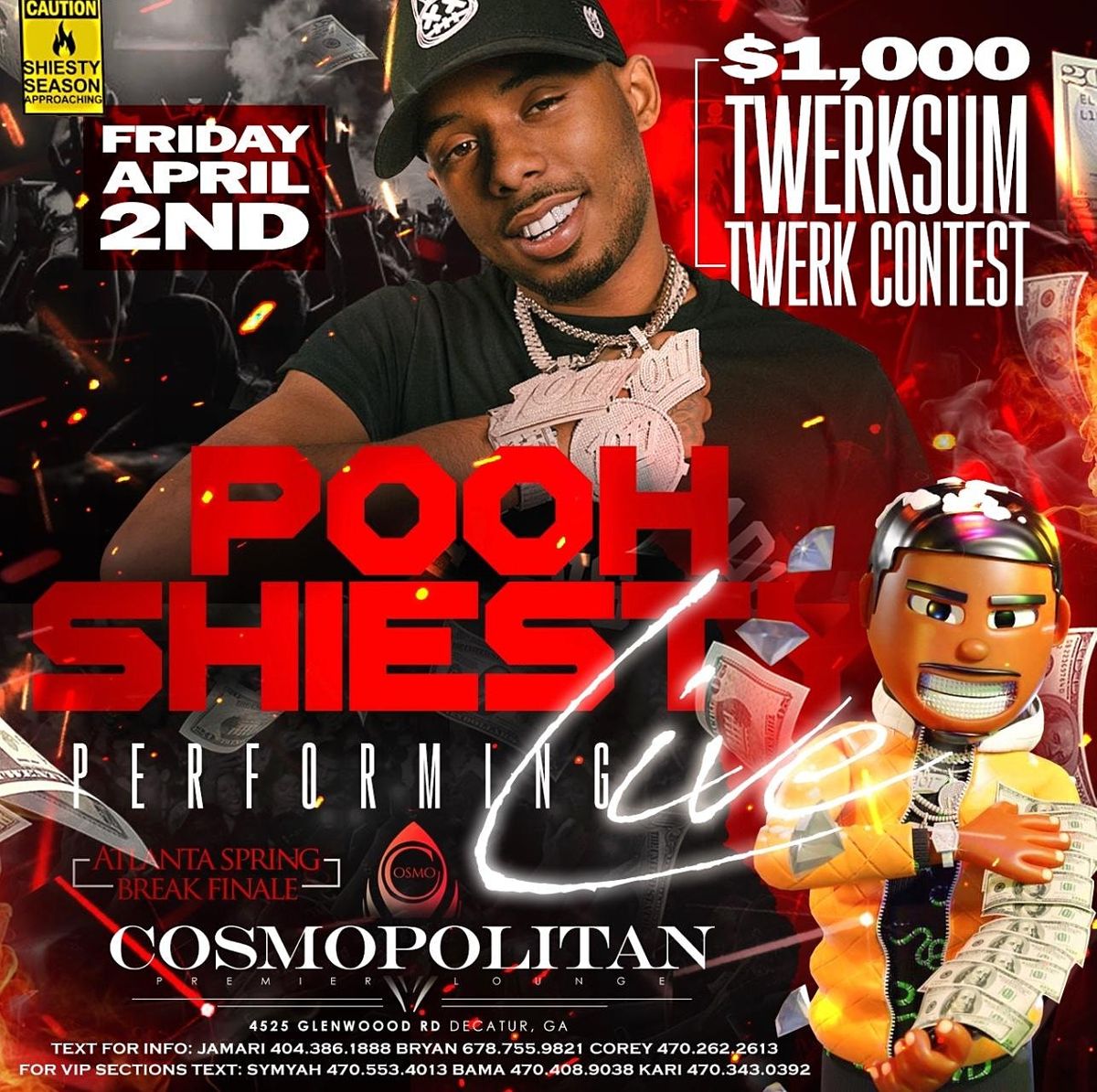 POOH SHIESTY PERFORMING LIVE - SPRING BREAK ATLANTA