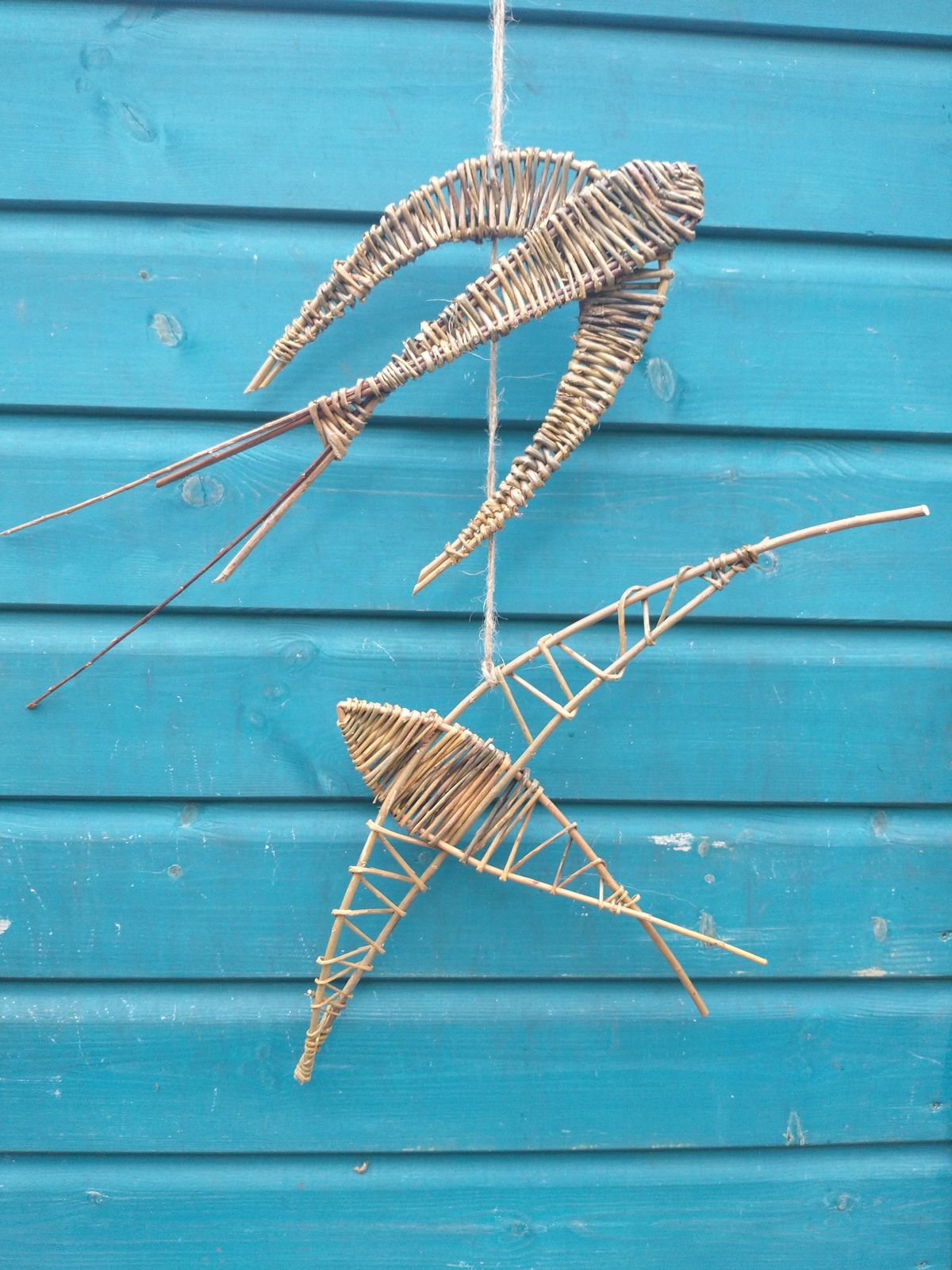 Create  a willow swift, swallow and bird feeder workshop