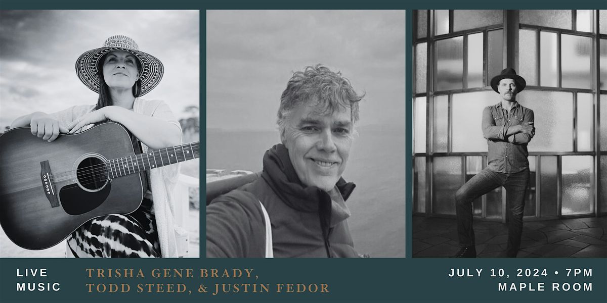 The Unlikely Trio:  Trisha Gene Brady, Todd Steed, & Justin Fedor