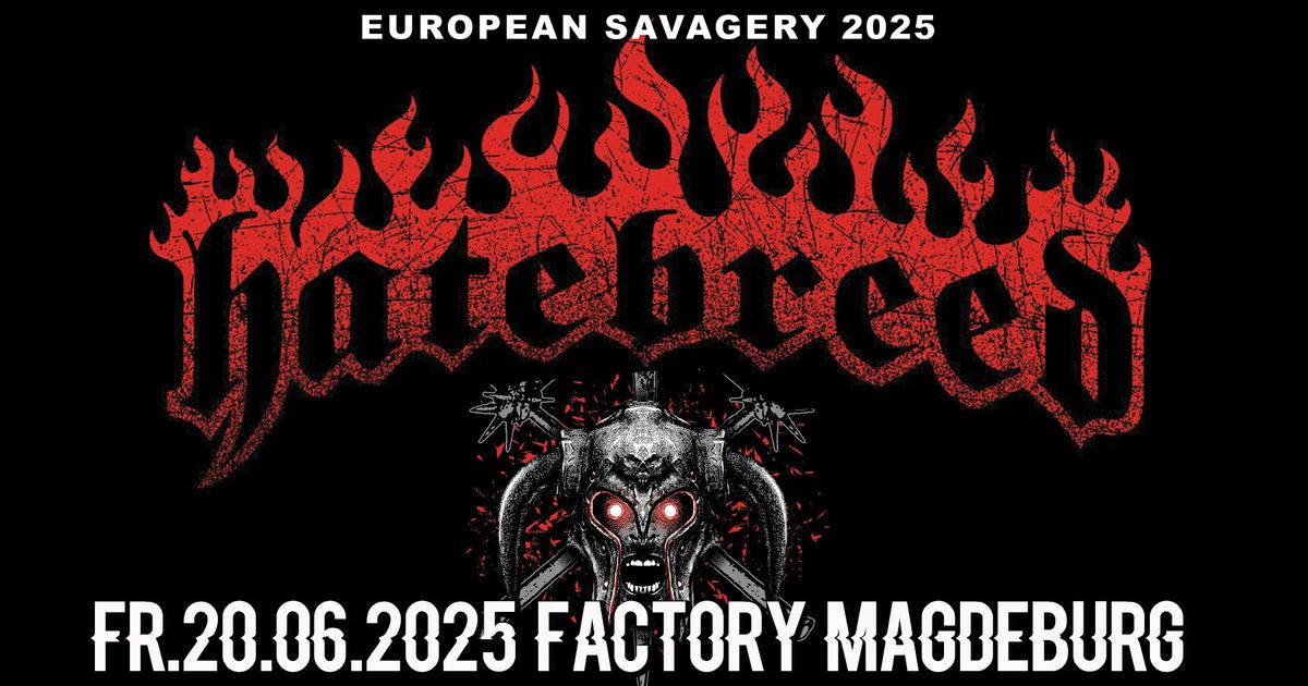 HATEBREED \u201eEuropean Tour 2025\u201c \/ + support: