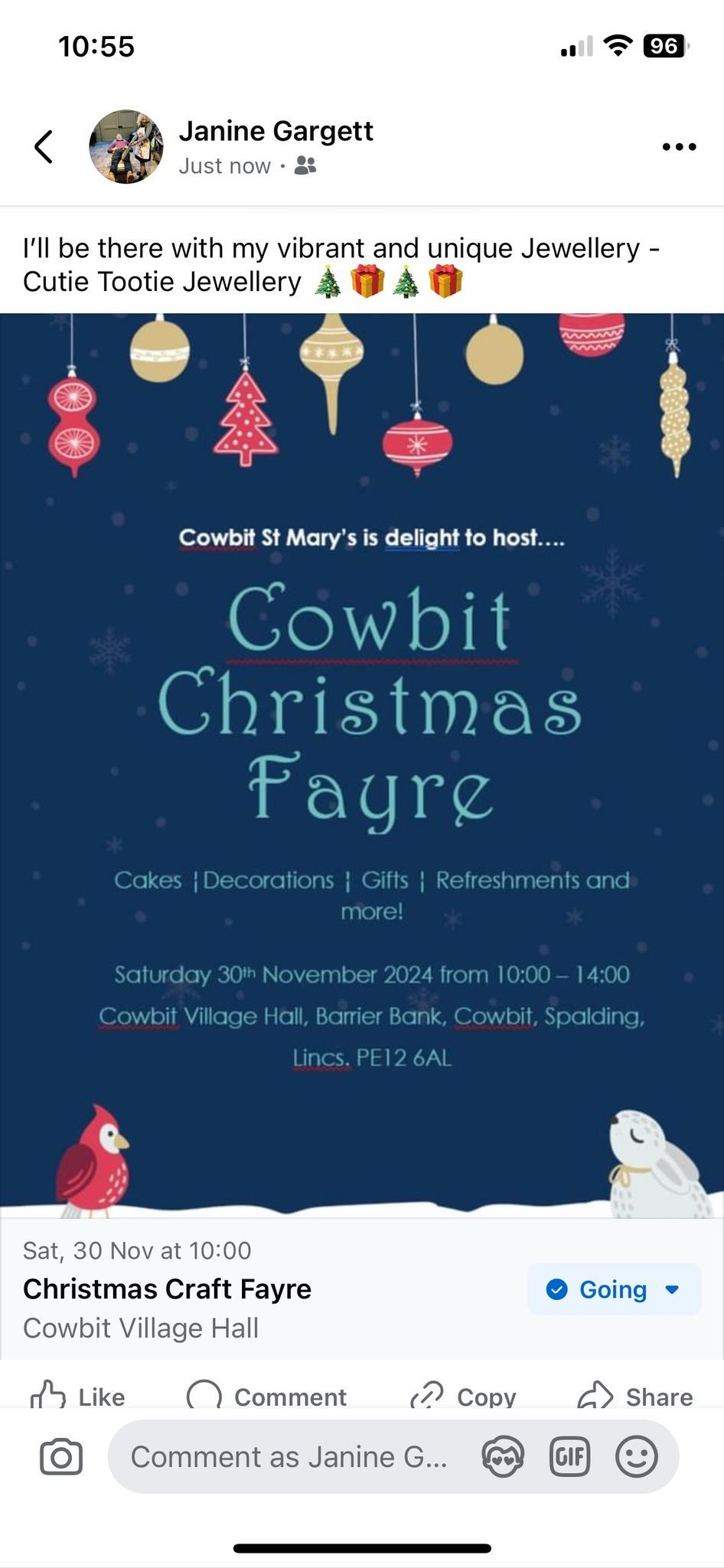 Cowbit Christmas Fayre 