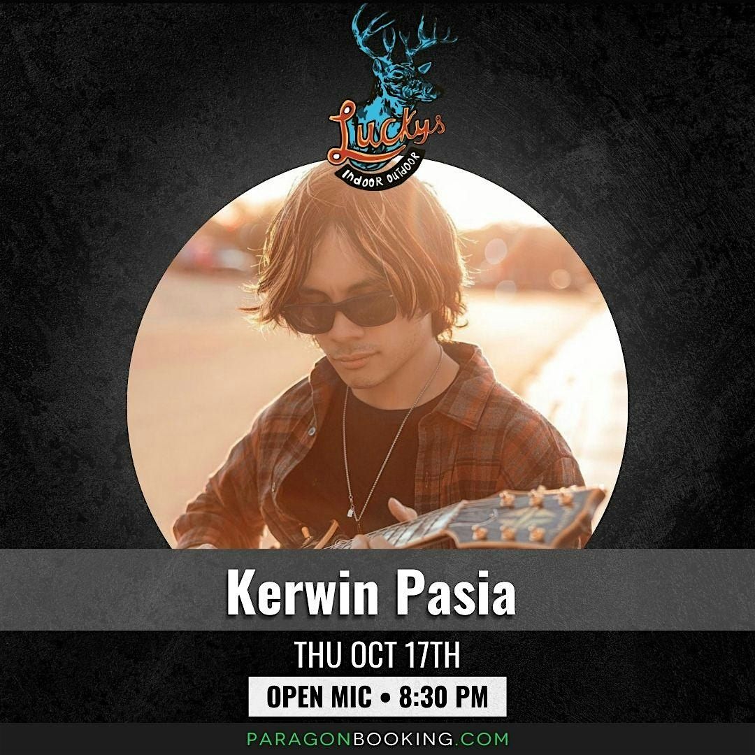 Speakeasy Sessions Open Mic & Taking Back Thursdays Emo Nite :  Live Music in Roosevelt Row featuring Kerwin Pasia at Luckys Indoor Outdoor