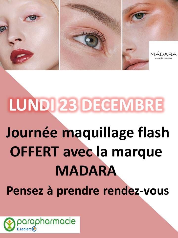 Journ\u00e9e maquillage Flash offert par la marque MADARA