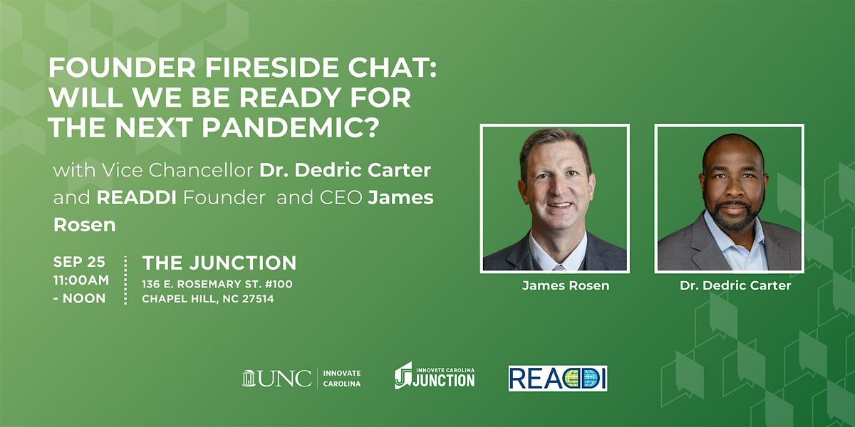 Founder Fireside Chat: Will We Be Ready for the Next Pandemic?