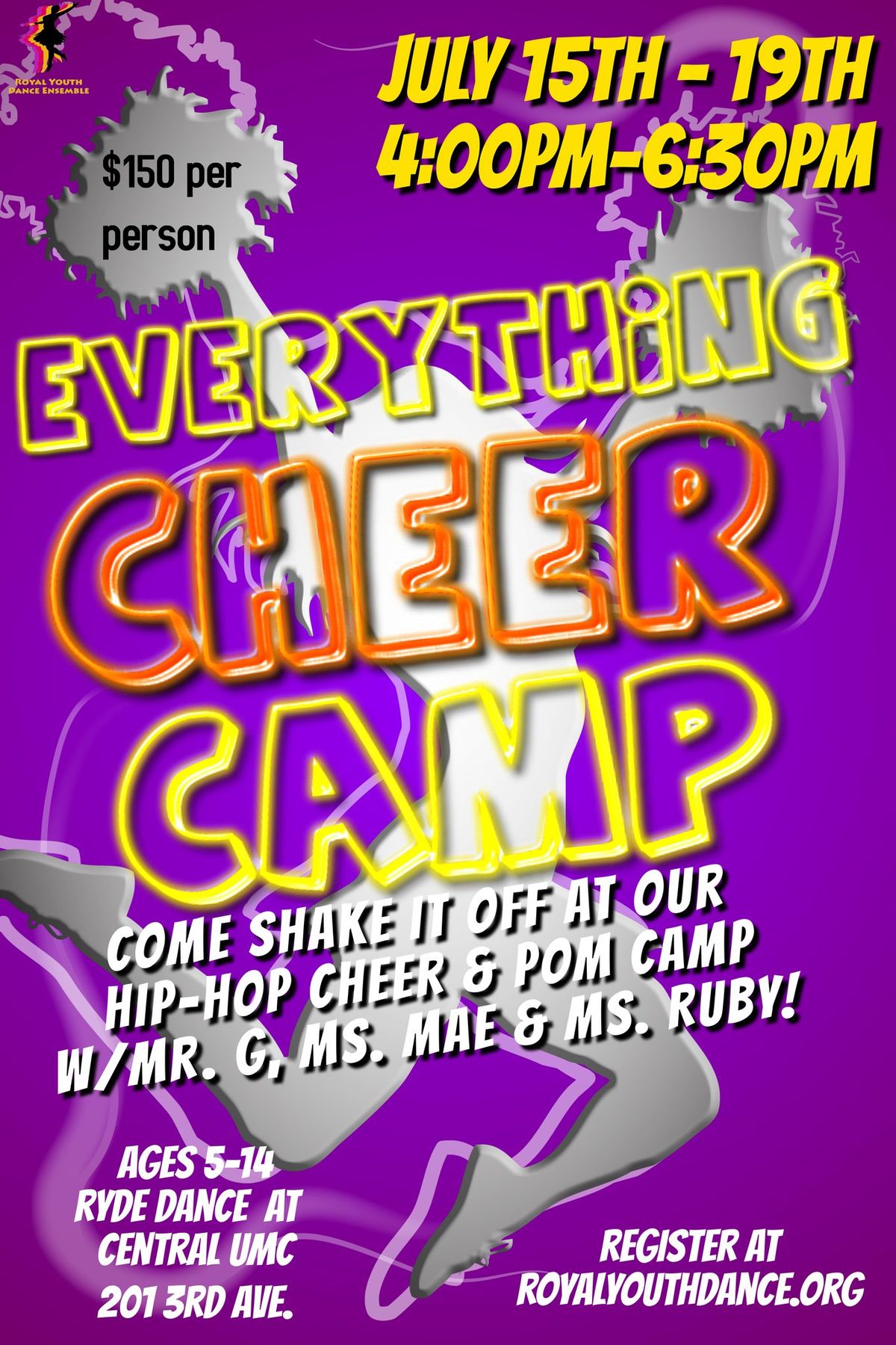 Everything Cheer Camp (ECC) July 15th-19