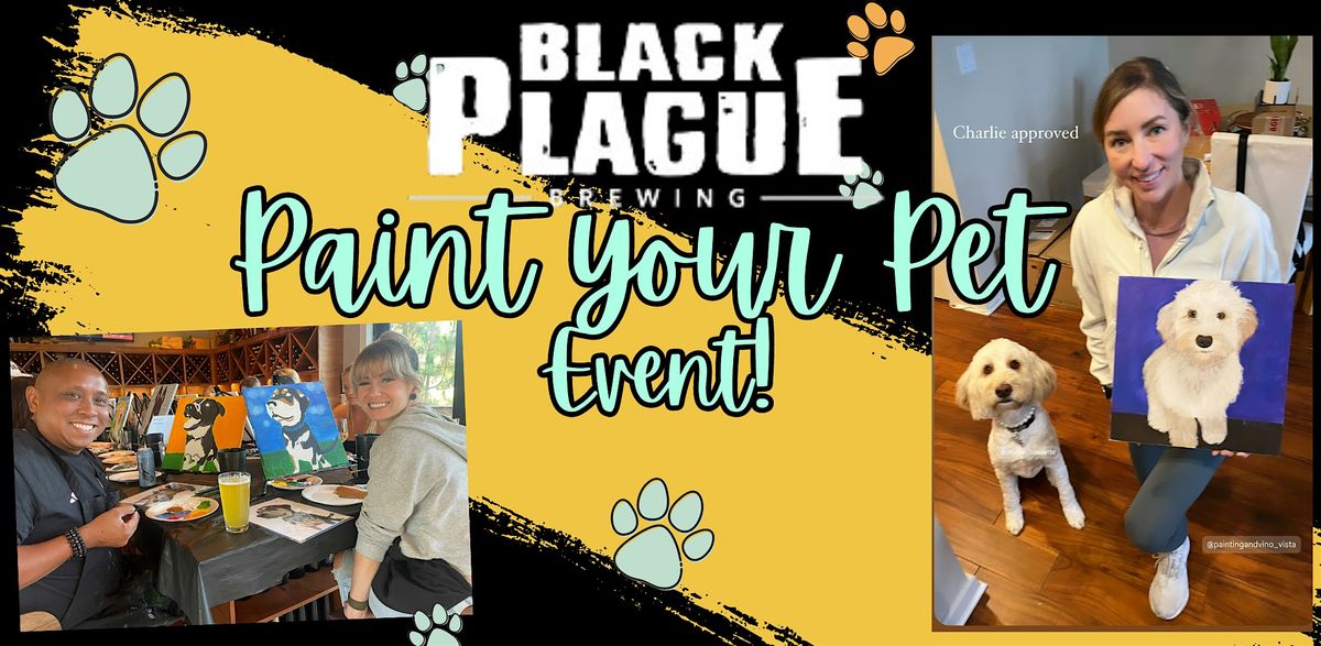 Paint Your Pet Event - Black Plague Brewery