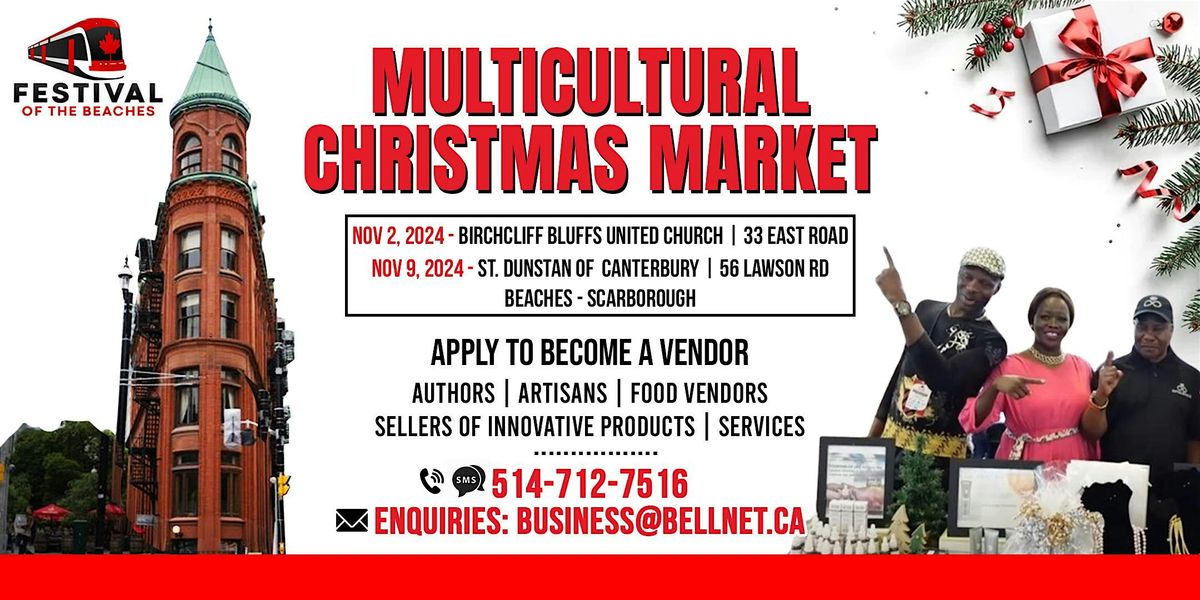 Become a Christmas Market Exhibitor:  Toronto Festival of the Beaches