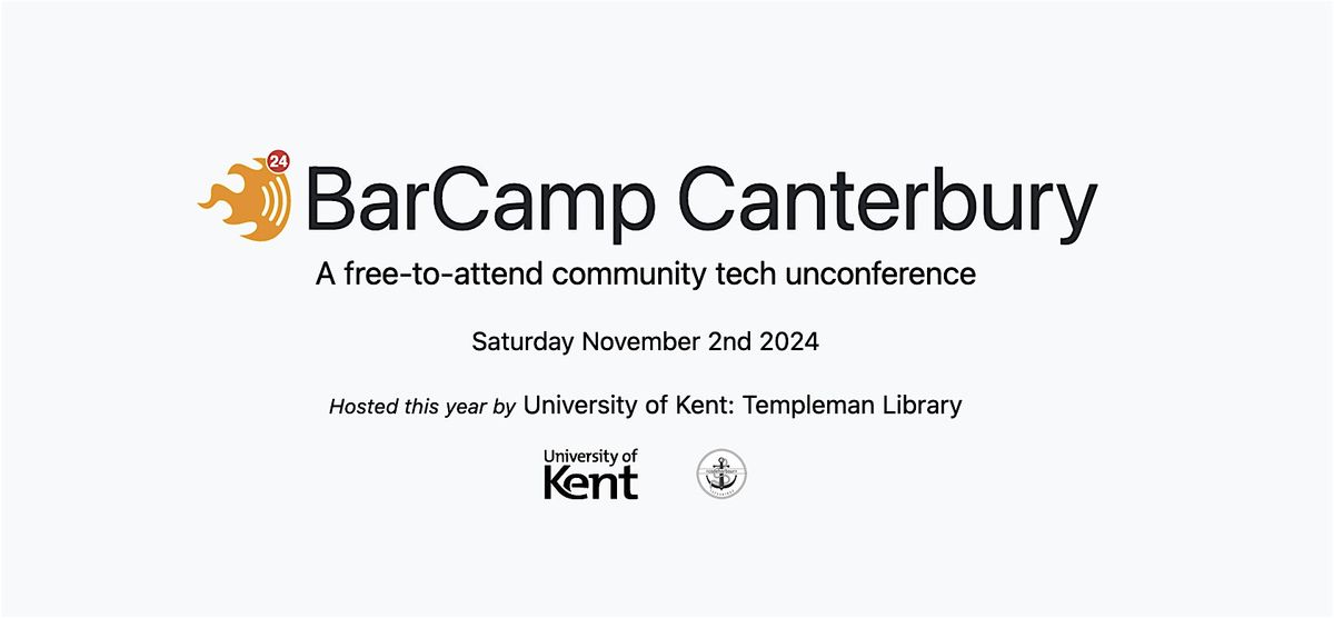 BarCamp Canterbury 2024