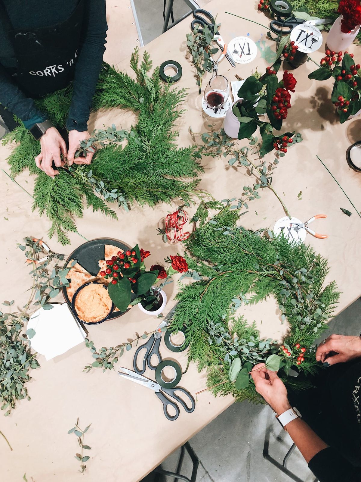 Fresh Holiday Wreath Making Workshop