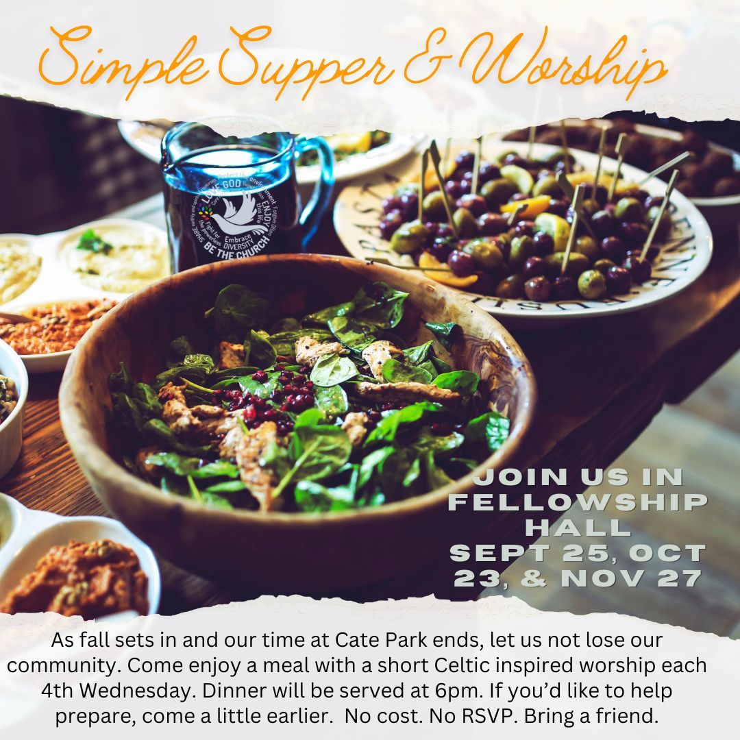 Simple Suppers with a Sacred moment