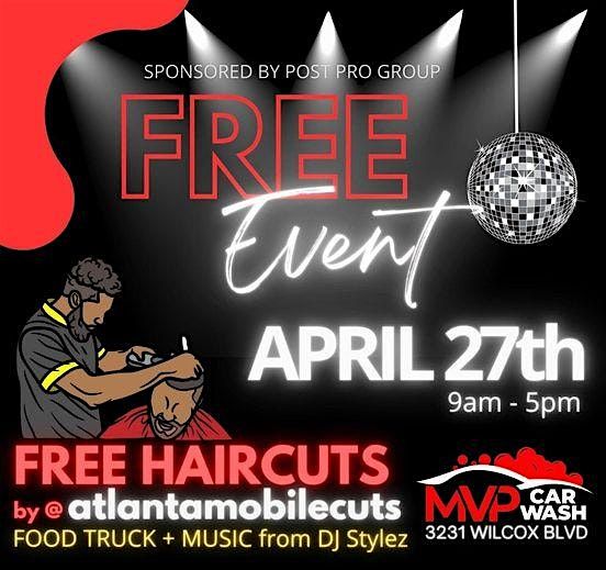 Free Haircuts @MVP Carwash (Chattanooga)