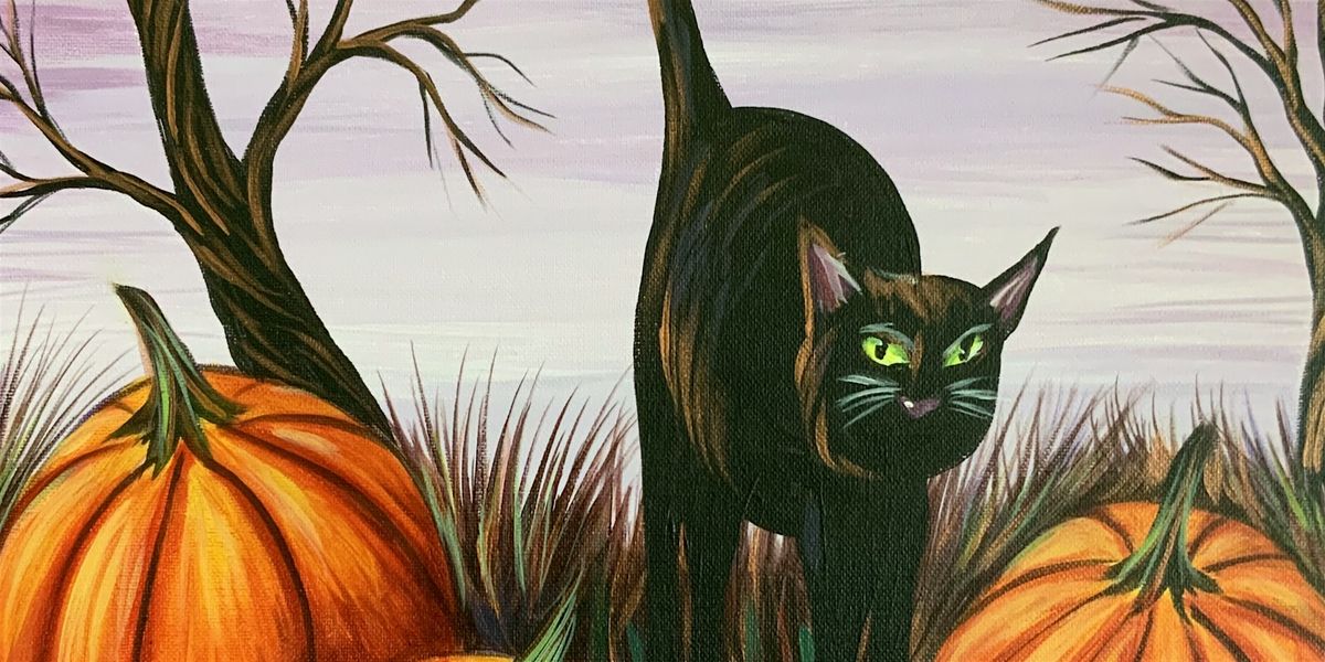 Purrfectly Halloween - Paint and Sip by Classpop!\u2122