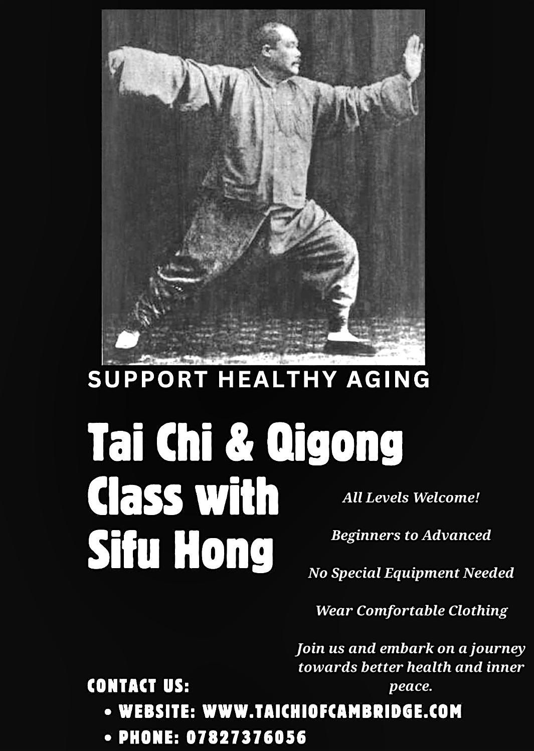 Tai Chi & Qigong for Health and Wellbeing with Sifu Hong