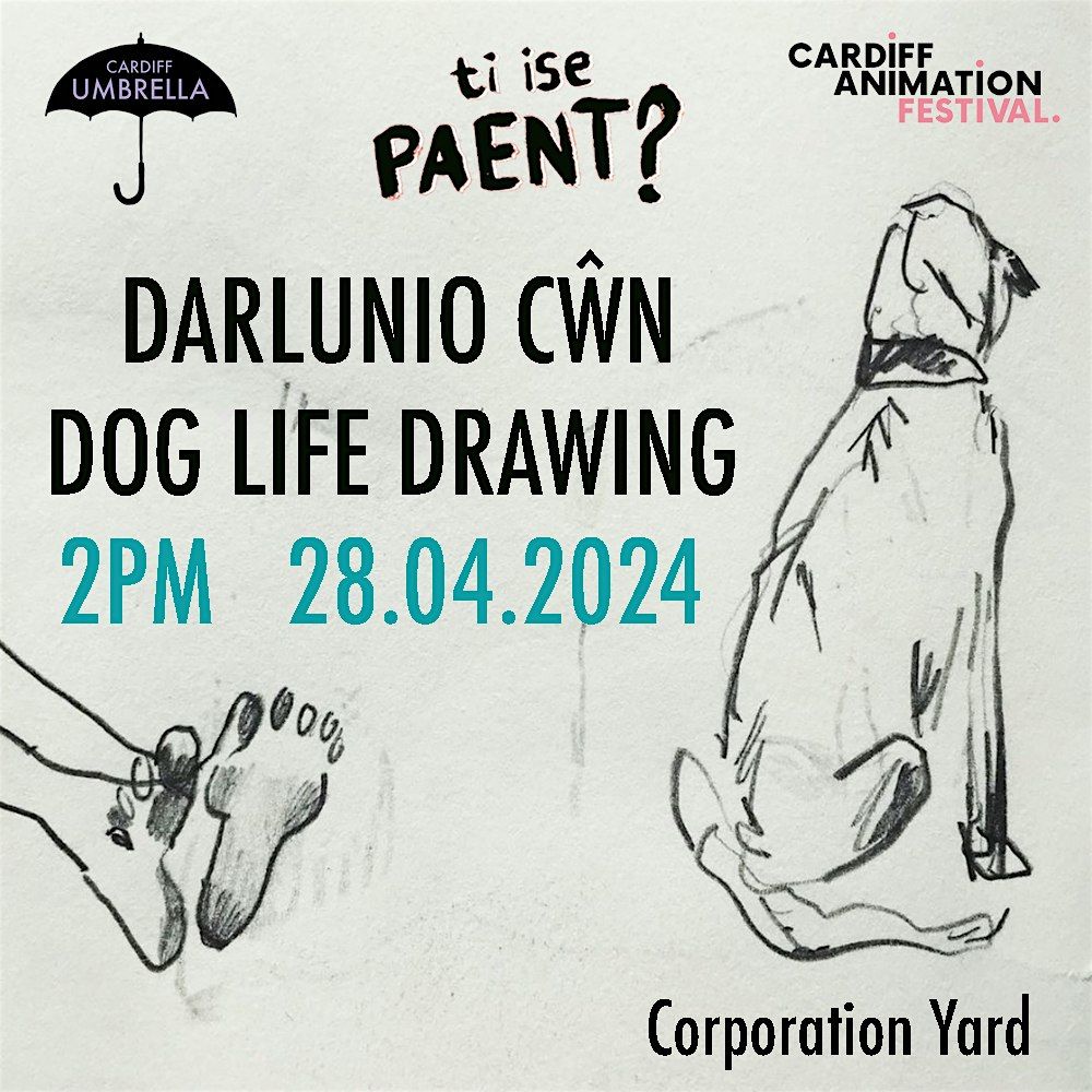 Dog Life Drawing with Ti Ise Paent