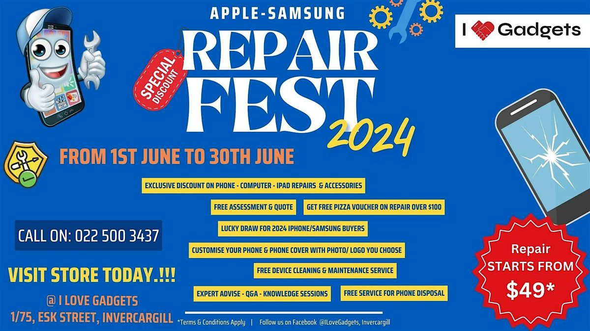 Apple-Samsung Repair Fest 2024