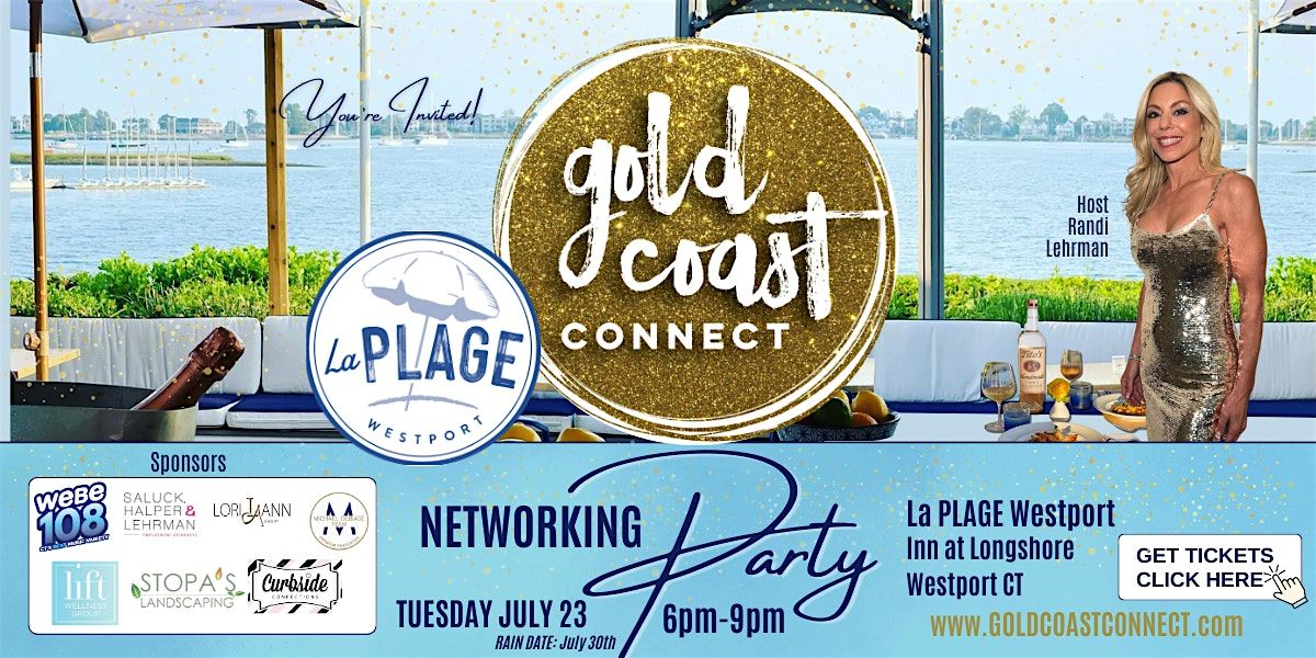 Party at La PLAGE Westport - A Gold Coast Connect Networking Event
