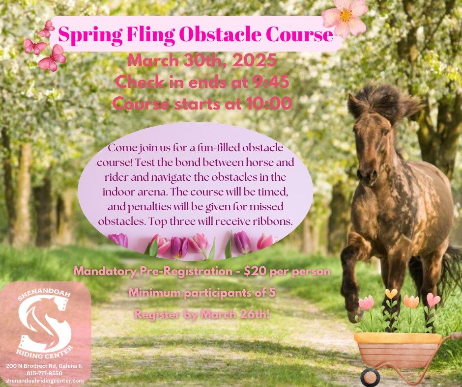 Spring Fling Obstacle Course