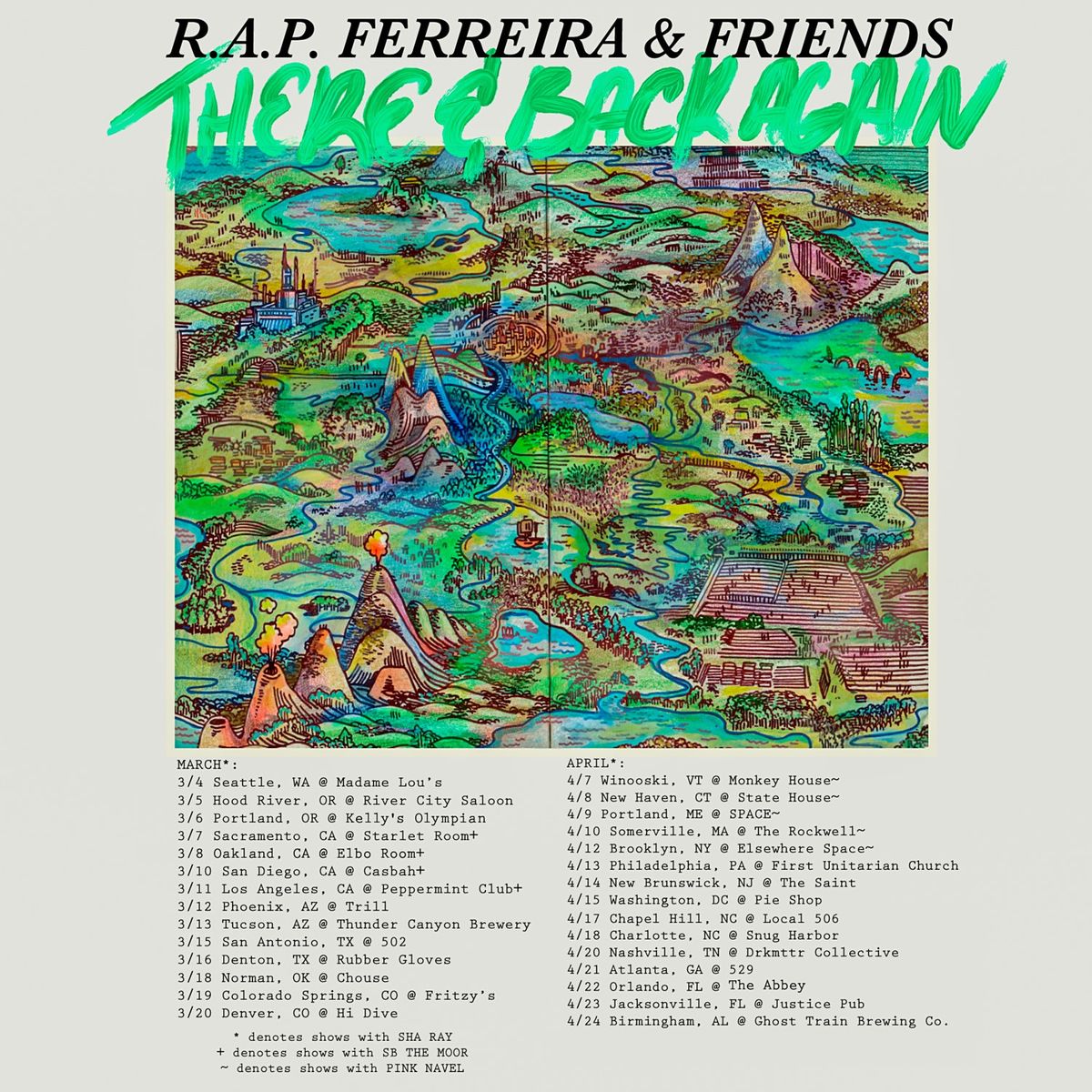 Rap Ferreira & Friends There and Back Again Tour, Trill Hip Hop Shop, phoenix, 12 March 2022