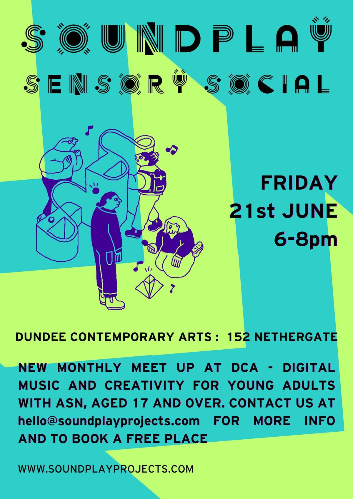 Soundplay Sensory Social: workshop for young adults with ASN