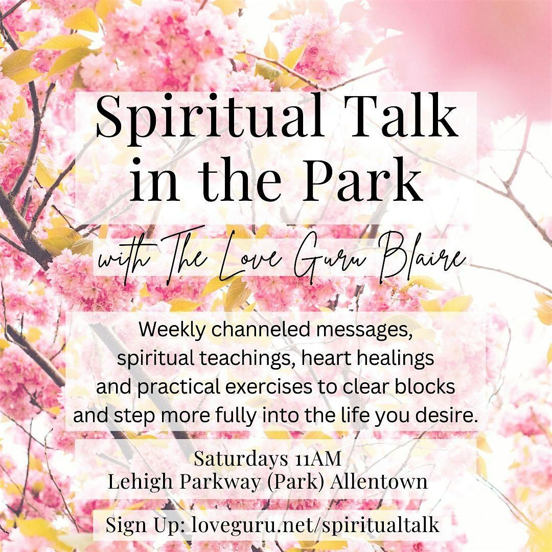 Spiritual Talk in the Park with The Love Guru Blaire