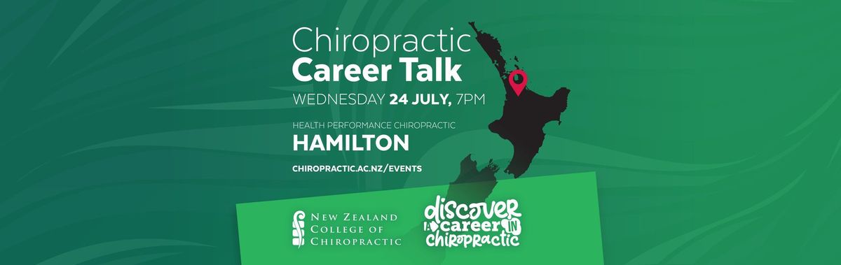 Hamilton Chiropractic Career Talk