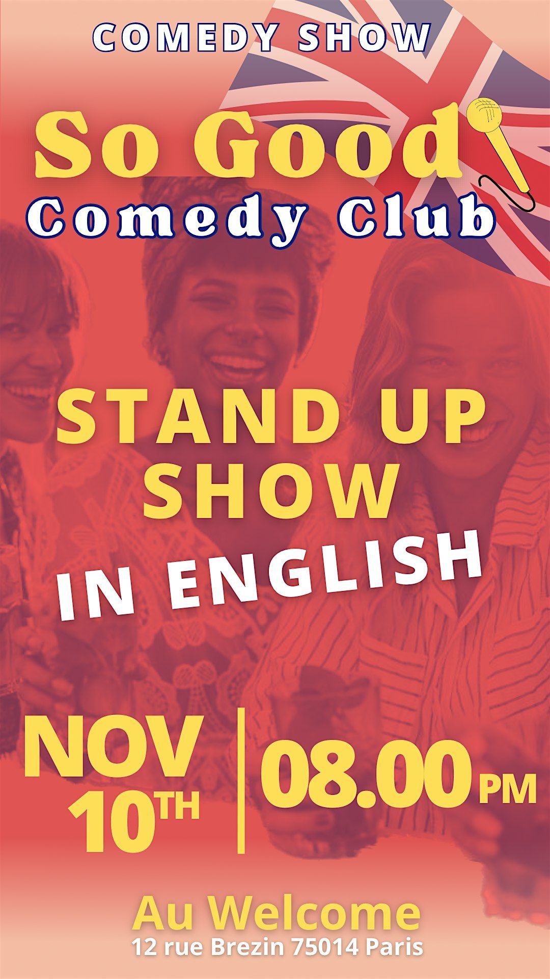 Internantional So Good Comedy Club - Show in ENGLISH