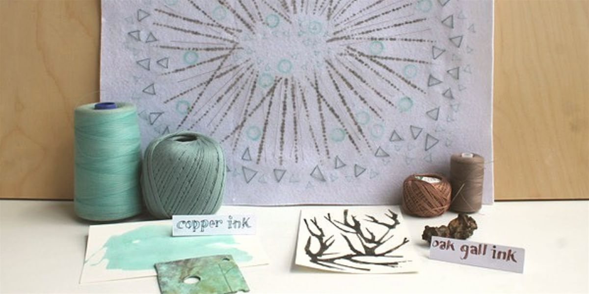 Print and Stitch using Natural Inks with Wendy Roby (2 weeks)