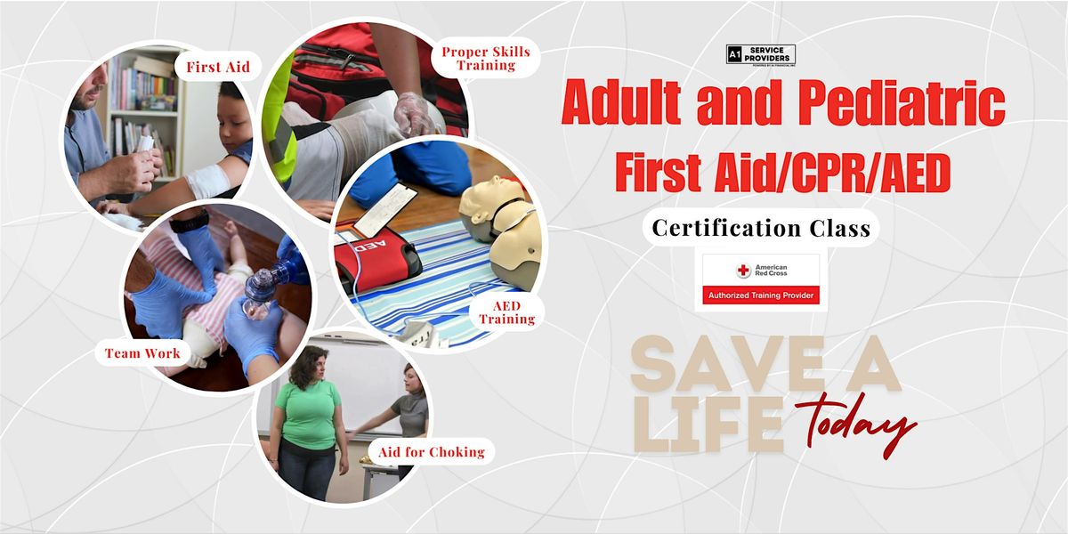 Adult and Pediatric First Aid\/CPR\/AED  - Blended Learning Class
