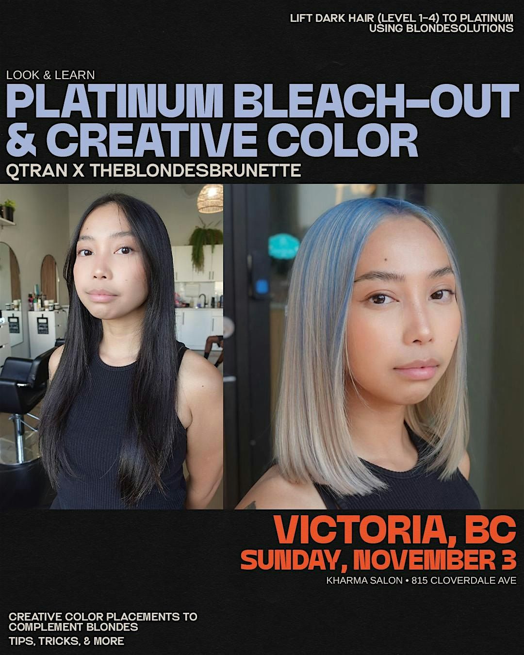 Victoria - Platinum Bleachout \/ Creative Color Class