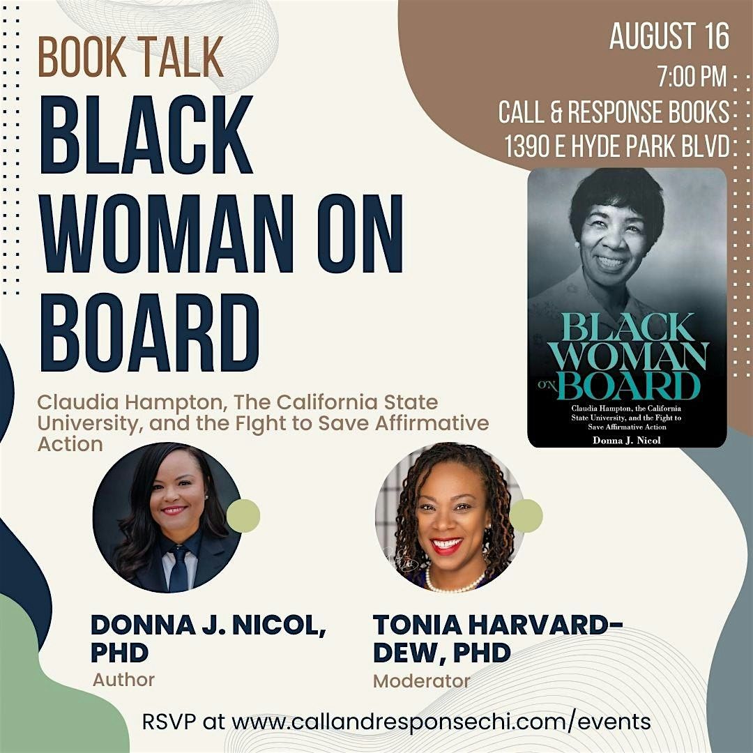 Book Talk: Dr. Donna J Nicol - Black Woman on Board